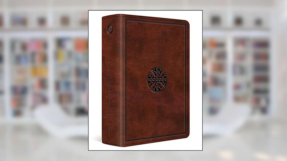 ESV Journaling Bible, Interleaved Edition (TruTone, Mahogany, Mosaic Cross Design): Holy Bible, English Standard Version, written by ESV Bibles