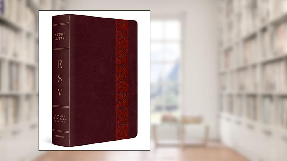 ESV Study Bible, Large Print (TruTone, Mahogany, Trellis Design), written by ESV Bibles