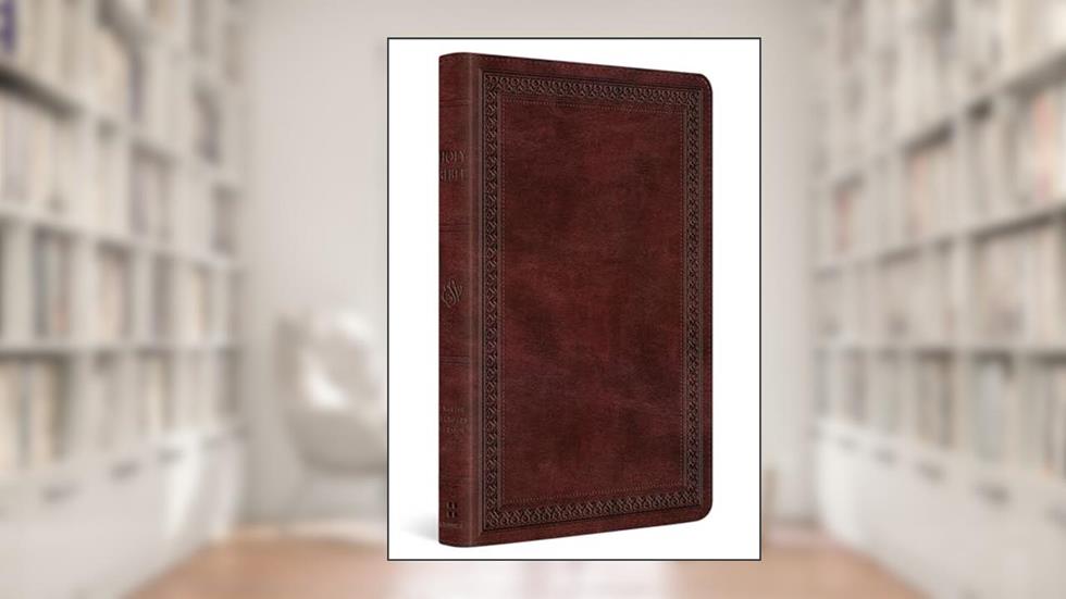 ESV Thinline Bible, Red Letter (TruTone, Mahogany, Border Design): Holy Bible, English Standard Version, written by ESV Bibles
