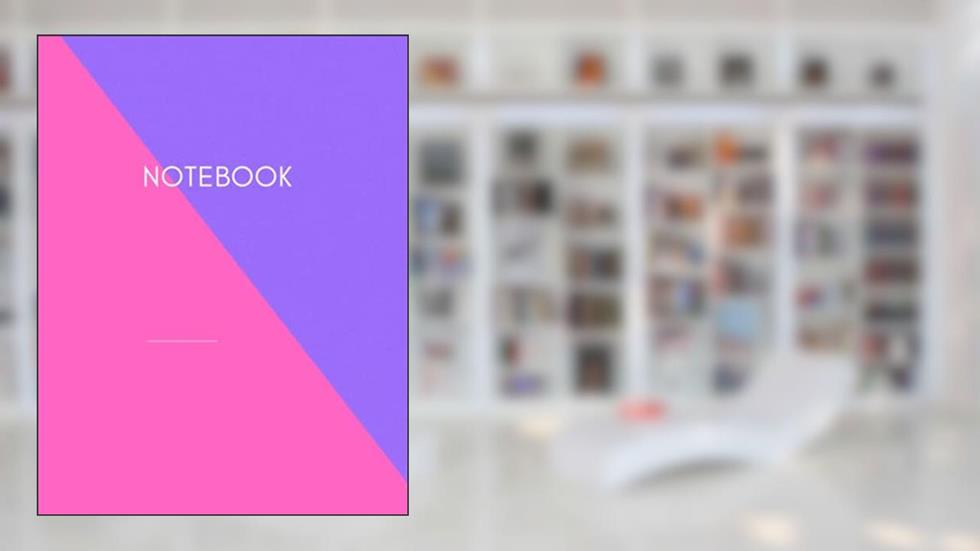 Pink+Purple 2-Toned Notebook: Size 8.5x11-Wide Ruled Paper : 100 Pages, written by S.G Publishing