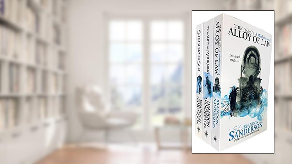 Brandon Sanderson Mistborn Novel Series 3 Books Collection Set (Shadows of Self, The Alloy of Law, The Bands of Mourning), written by Brandon Sanderson