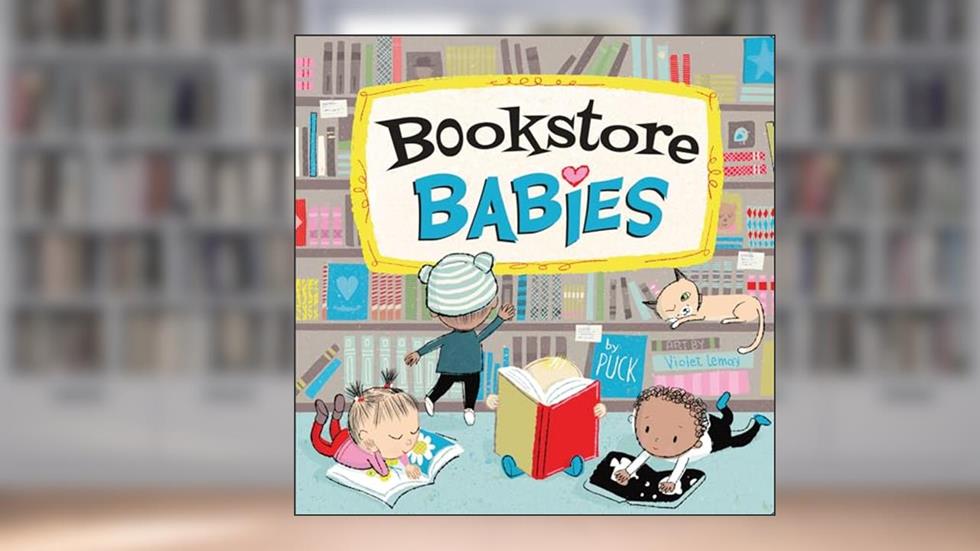 Bookstore Babies: A Giftable Board Book with Activities that Explores the Bookstore (Local Baby Books), written by Puck
