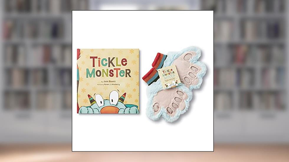 Tickle Monster Laughter Kit - Includes the Tickle Monster book and fluffy mitts for reading aloud and tickling!, written by Josie Bissett
