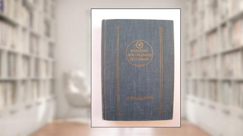 Cover from Thin Paper Webster's New Collegiate Dictionary:1961 Edition, written by A Merriam-Webster
