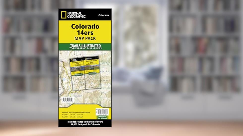 Colorado 14ers [Map Pack Bundle] (National Geographic Trails Illustrated Map), written by National Geographic Maps - Trails Illustrated