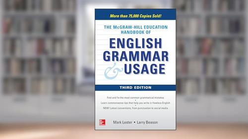 Cover from McGraw-Hill Education Handbook of English Grammar & Usage, written by Mark Lester