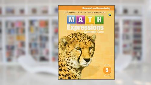 Cover from Homework & Remembering, Volume 2 Grade 5 (Math Expressions), written by Houghton Mifflin Harcourt