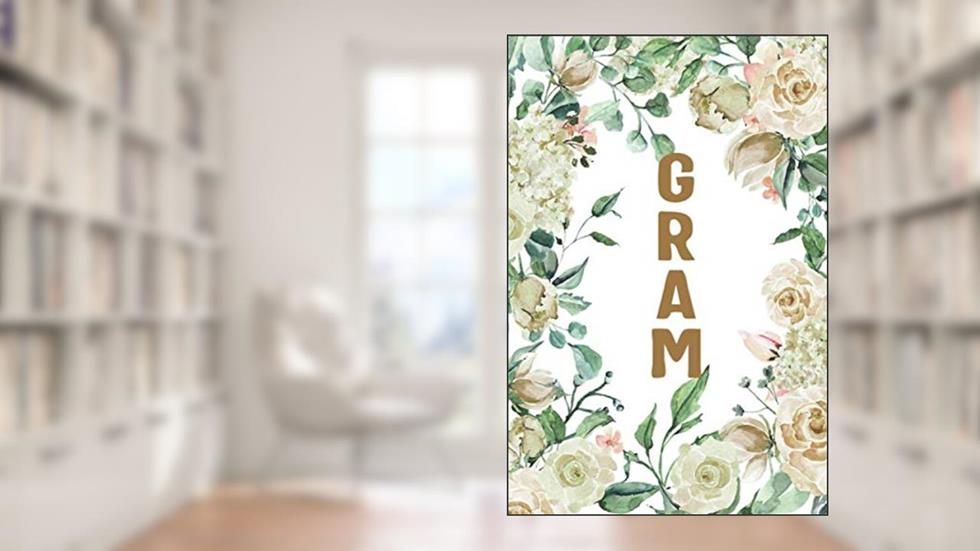 GRAM: Gram Notebook, Cute Lined Notebook, Gram Gifts, Creme Flower, Floral, written by Unique Creme Floral Notebooks & Journals