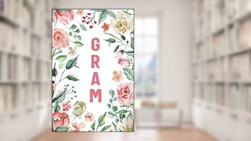 Cover from GRAM: Gram Notebook, Cute Lined Notebook, Gram Gifts, Pink Flower, Floral, written by Pink Floral Family Notebooks & Journals