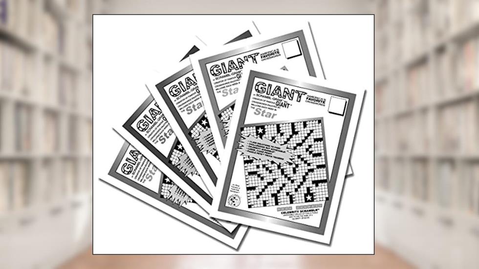 Giant Star Crossword by Puzzle Buffs 5 for $25, written by Inc. A Puzzle Buffs publication by Scrambl-Gram