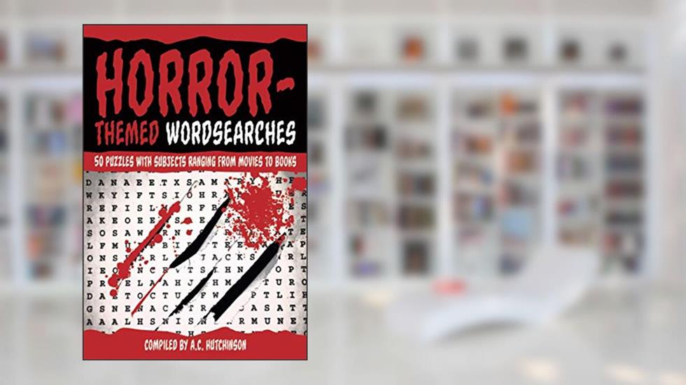 Horror-Themed Wordsearches, written by Moonlight Cottage Publishing; A.C. Hutchinson