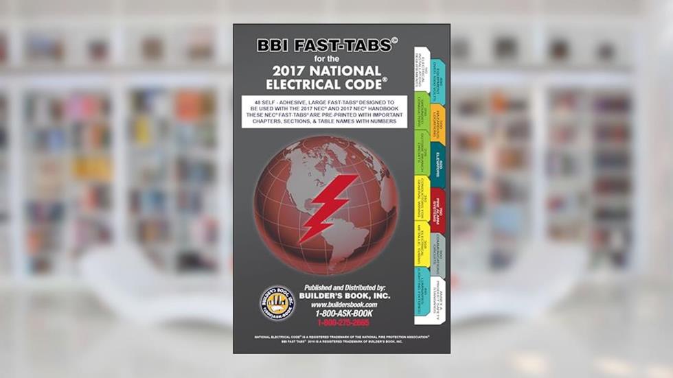2017 National Electrical Code NEC Softcover Tabs, written by Builders Book Inc