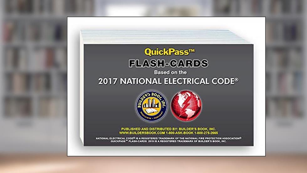 2017 NEC QuickPass Flash Cards, written by Builders Book; Inc.