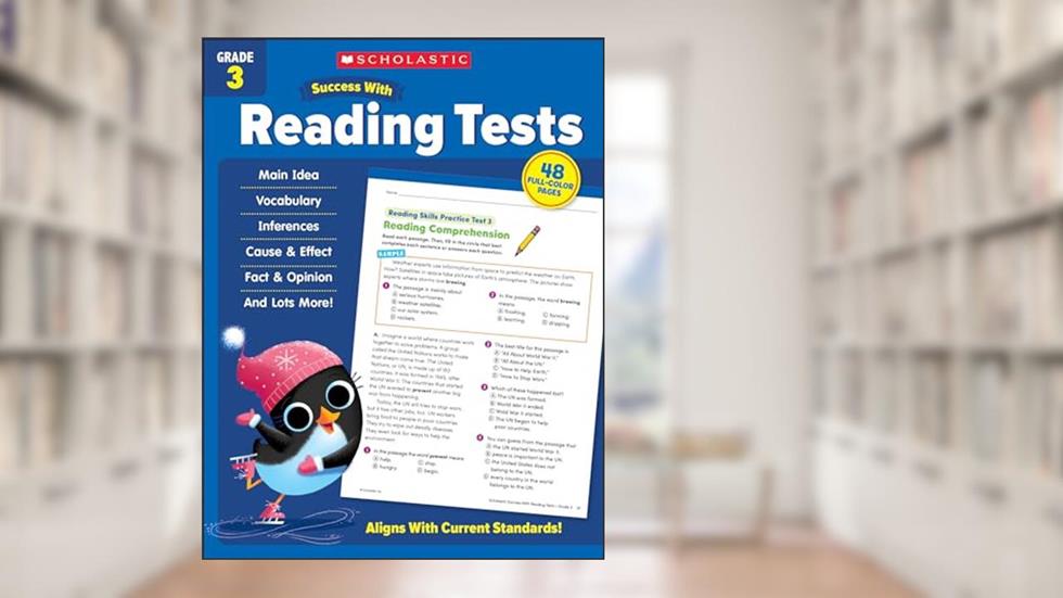 Scholastic Success with Reading Tests Grade 3 Workbook, written by Scholastic Teaching Resources