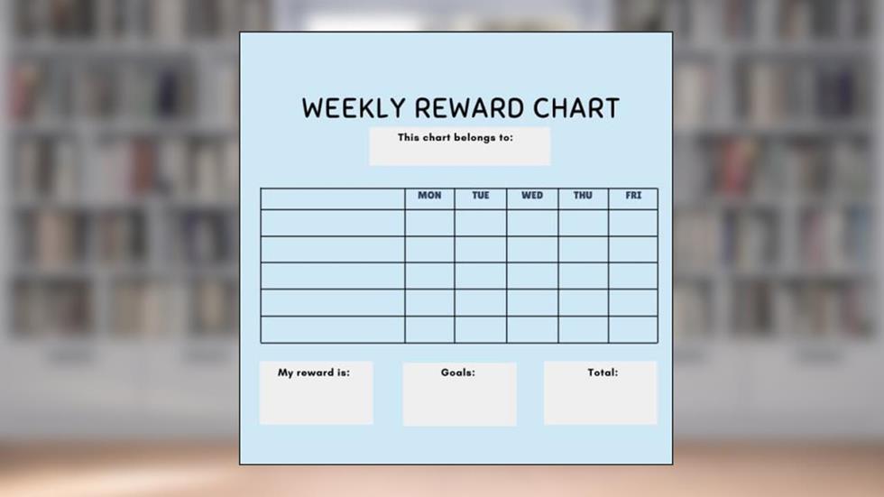 Weekly Reward Chart: Chore Logbook and Schedule for Kids, 30 pages, 8.5 x 8.5 Inches, Ultimate Behavior Chart for Home and Classroom, written by Fairy Press