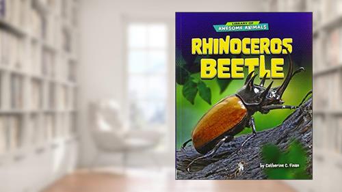 Cover from Rhinoceros Beetle - Non-Fiction Reading for Grade 3, Developmental Learning for Young Readers - Library of Awesome Animals, written by Catherine C. Finan