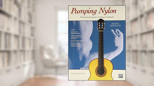 Cover from Pumping Nylon: The Classical Guitarist's Technique Handbook, Book & DVD (Pumping Nylon Series), written by Scott Tennant