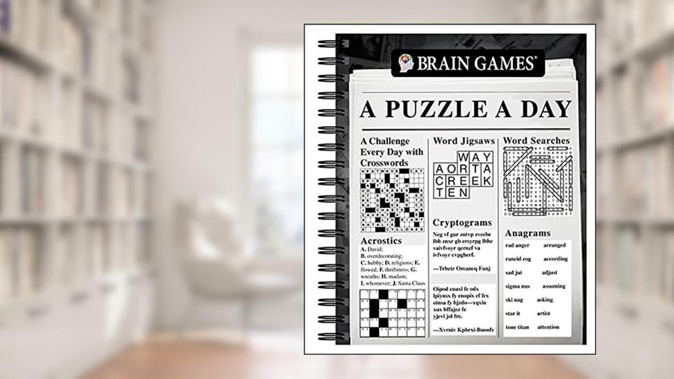Brain Games - A Puzzle a Day, written by Publications International Ltd.; Brain Games