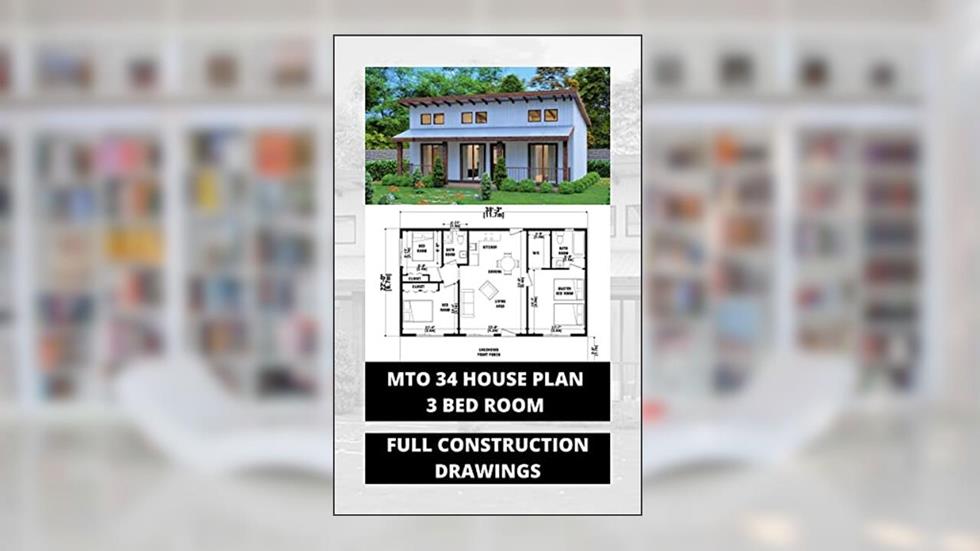 Modern Barndominium house plans 3 Bedroom & 2 bath room : Full Construction Drawing, written by House Plan JD; Ira Fernando