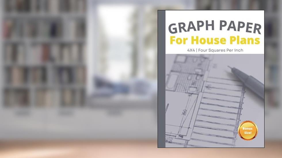 Graph Paper Notebook: For House Plans | 200 Pages 4x4 Grid 8.5x11 Inches, written by Redeemer Notes Co
