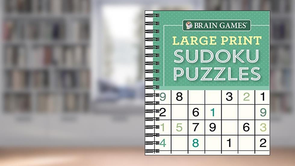 Brain Games Large Print Sudoku, written by Publications International Ltd.; Brain Games
