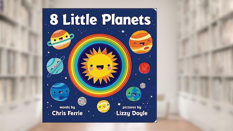 8 Little Planets: A Solar System Book for Kids with Unique Planet Cutouts, written by Chris Ferrie