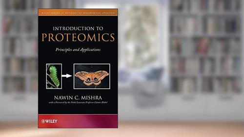 Cover from Introduction to Proteomics: Principles and Applications, written by Nawin C. Mishra