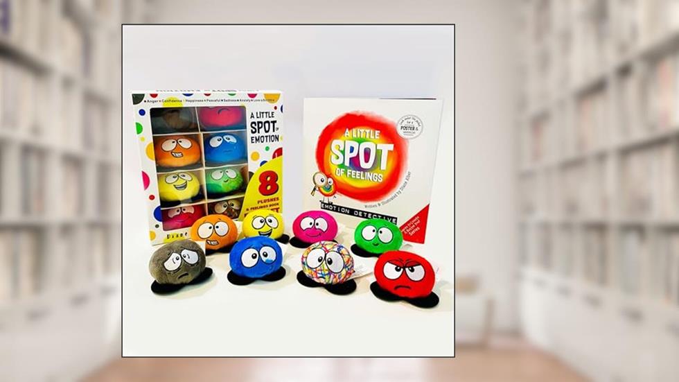 A Little SPOT of Emotion 8 Plush Toys with Feelings Book Box Set, written by Diane Alber