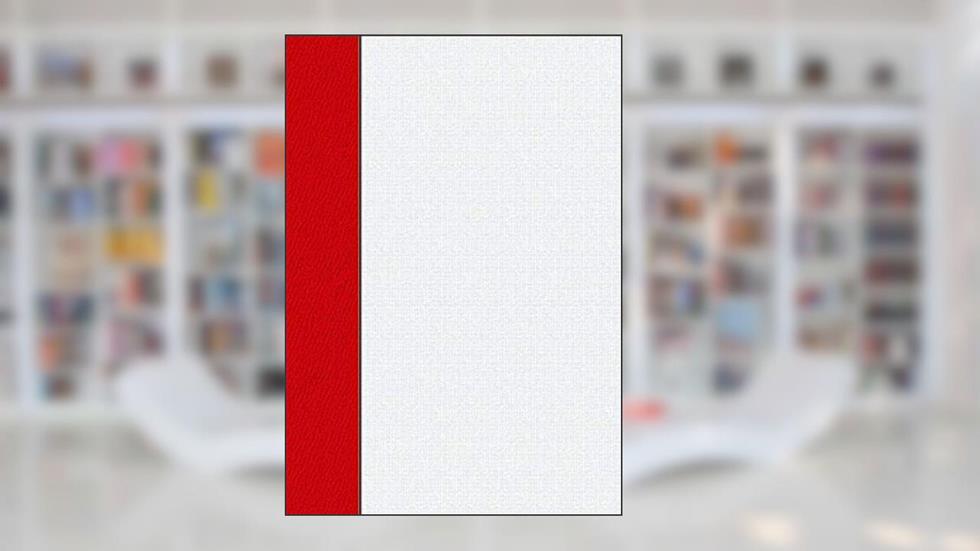 Red-White School Colors Notebook -- Creative Journal: LINED, College Ruled, 7x10, Cream Paper, 184 Pages, written by JumpJammies Journals
