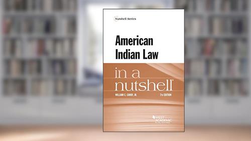 Cover from American Indian Law in a Nutshell (Nutshells), written by William Canby Jr.