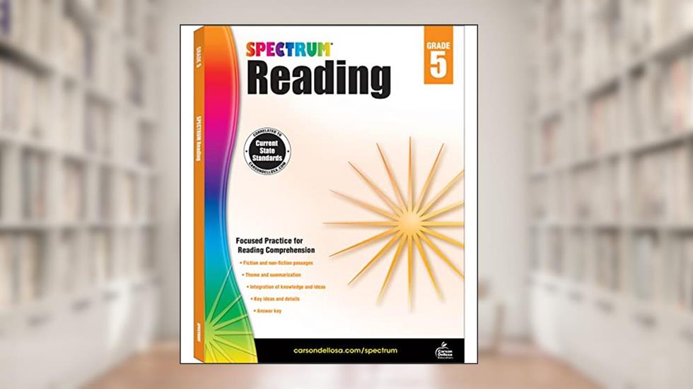 Spectrum Reading Comprehension Grade 5 Workbooks, Ages 10 to 11, 5th Grade Reading Comprehension, Nonfiction and Fiction Passages, Summarizing Stories and Identifying Themes - 174 Pages, written by Spectrum