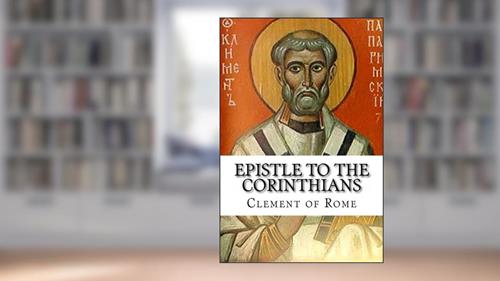 Cover from Epistle to the Corinthians, written by Clement of Rome