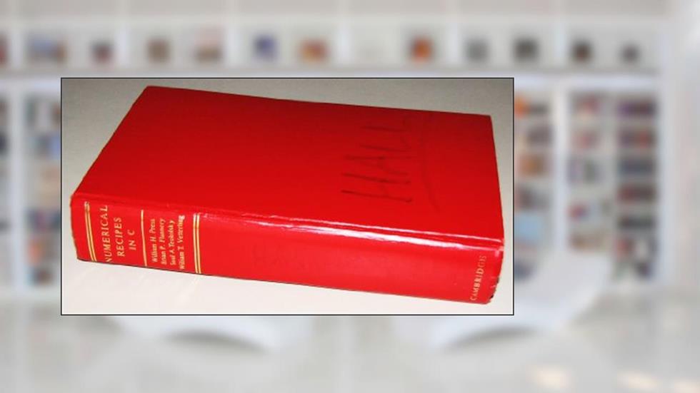 Numerical Recipes in C, written by W. H. Press; B. P. Flannery; S. A. Teukolsky; W. T. Vetterling