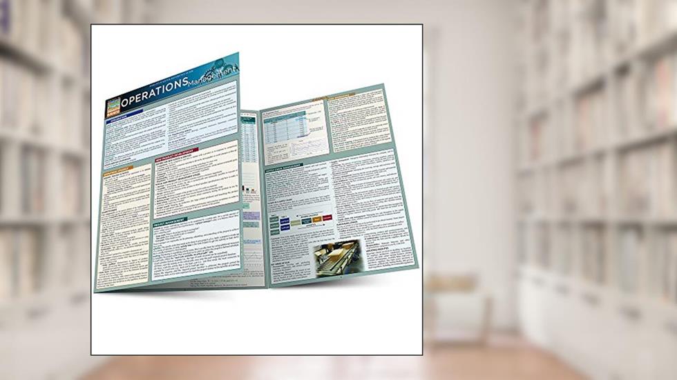 Operations Management QuickStudy Laminated Reference Guide (QuickStudy Business), written by Ravi Behara Ph.D.