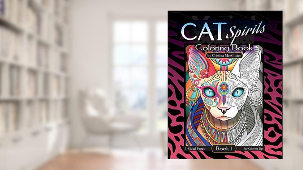 Cat Spirits Coloring Book: Book 1, written by Cristina McAllister