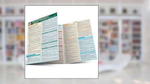Cover from Psychology: Counseling & Psychotherapy QuickStudy Laminated Reference Guide, written by Inc. BarCharts