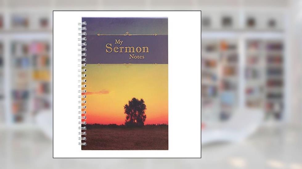 My Sermon Notes Wirebound Notebook with Tree, written by Christian Art Gifts
