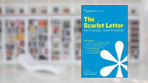 Cover from The Scarlet Letter SparkNotes Literature Guide (SparkNotes Literature Guide Series, 57), written by SparkNotes; Nathaniel Hawthorne
