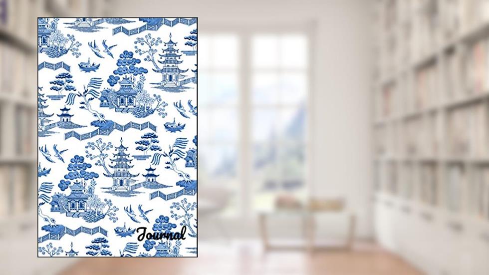 Journal: Blue Chinoiserie Chic Pagoda Toile Journal 120 Lined Pages, 6x9 Soft Cover, written by Southerngal