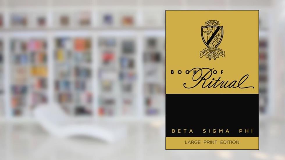 Book of Ritual, written by Beta Sigma Phi