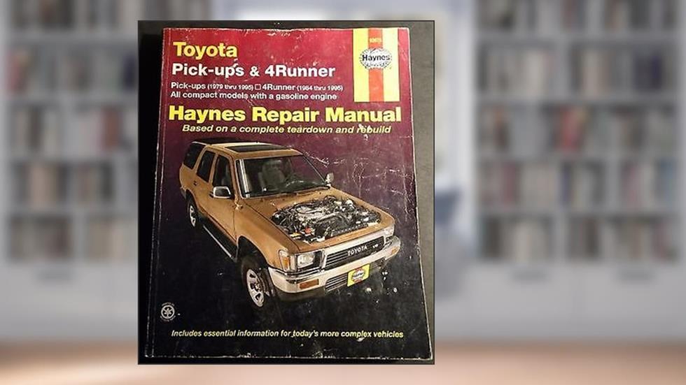 1984-1995 TOYOTA PICK-UPS & 4RUNNER HAYNES REPAIR SERVICE MANUAL P/N 92075 (490, written by Haynes Publishing