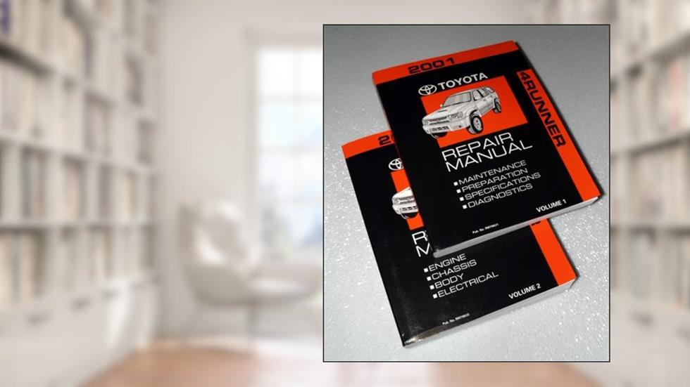 2001 Toyota 4Runner Repair Manuals (2 Volume Set), written by Toyota Motor Corporation