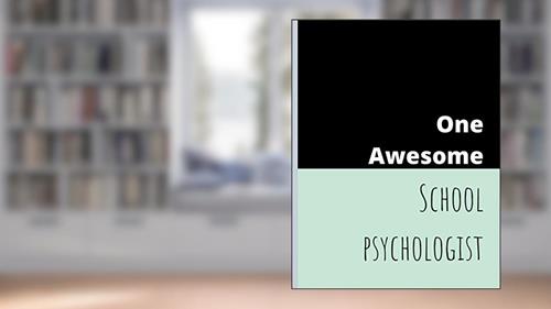 Cover from One Awesome School Psychologist: Perfect Appreciation Gift Idea Journal with Funny Text on Cover For Teacher Therapist or Professor (Wonsky), written by Wonsky Publishing