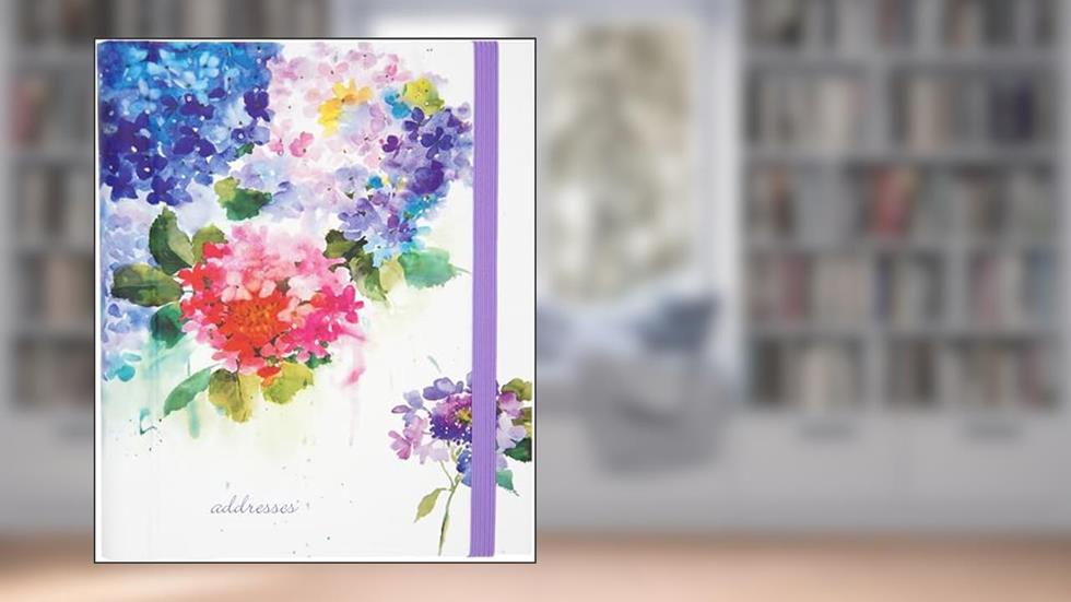 Hydrangeas Large Address Book, written by Peter Pauper Press