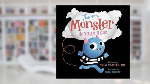 Cover from There's A Monster in Your Book: A Funny Monster Book for Kids and Toddlers (Who's In Your Book?), written by Tom Fletcher
