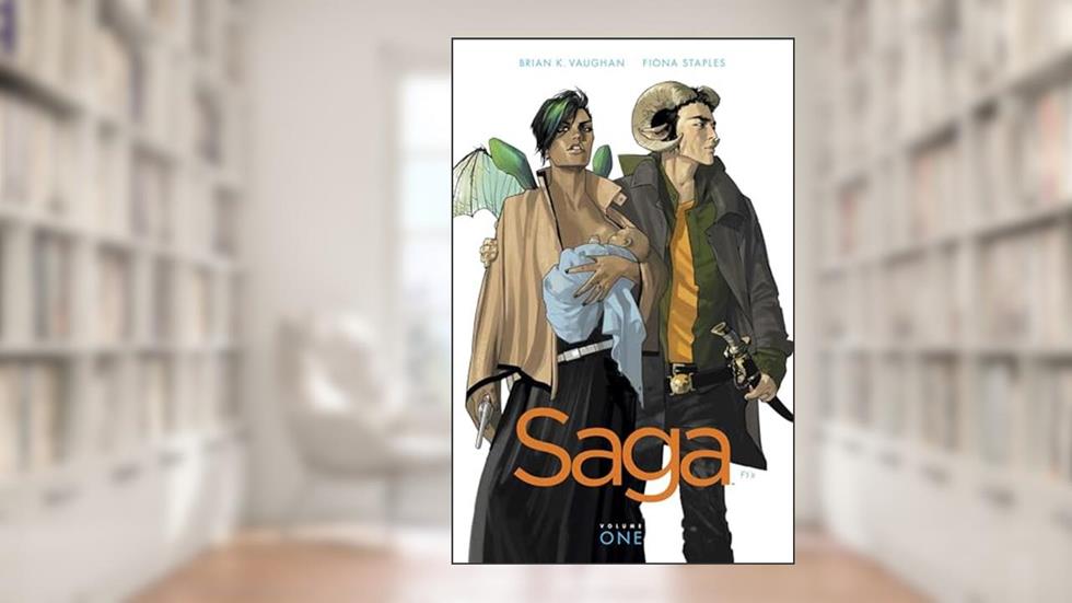 Saga, Vol. 1, written by Brian K Vaughan