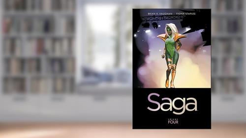 Cover from Saga, Vol. 4, written by Brian K. Vaughan