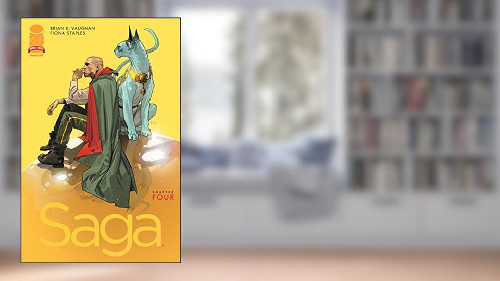 Saga #4, written by Brian K. Vaughan