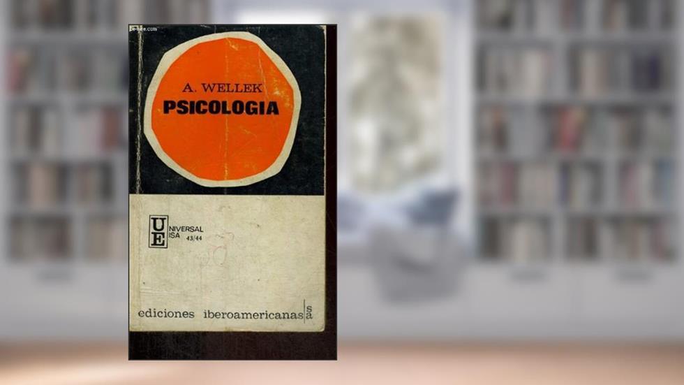 Psicología, written by Albert Wellek