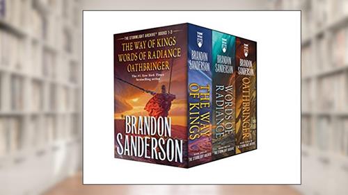 Cover from Stormlight Archive MM Boxed Set I, Books 1-3: The Way of Kings, Words of Radiance, Oathbringer (The Stormlight Archive), written by Brandon Sanderson